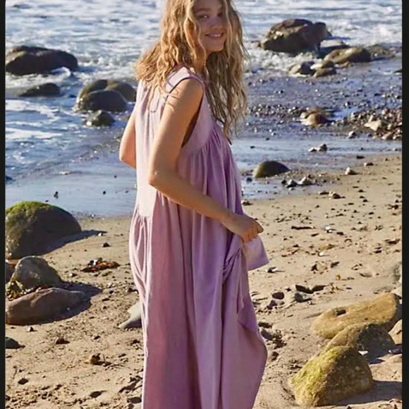 NWOT Free People Beach Madelyn Midi Dress - Picture 2 of 12